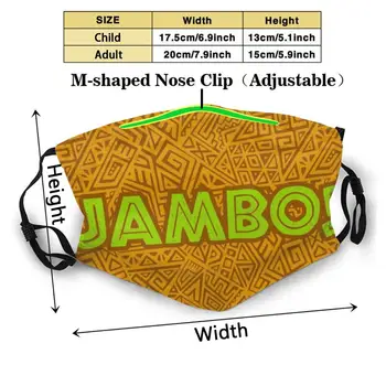 Jambo! Sejas Maska Ar Filtru Adventurers Klubu Pasaules Baudu Salu Zeme Adventureland Piedzīvojumu Tiki Bar Džungļu Kruīza Sabiedrību