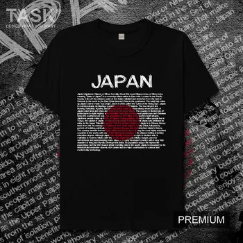 Japānas Nippon JPN Japāņu valstī t krekls vīriešiem jauni Topi, t-krekls ar Īsām piedurknēm apģērbs sporta krekls valstu Modes vasaras Kokvilnas