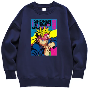 Japāņu Anime Naruto Shonen Pulovers Cilvēks Augstas Kvalitātes Iela Vīriešu Krekli Silts Vilnas Krekls Smieklīgi Hip Hop Hoodies