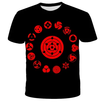Japāņu Samuraju Kareivis Naruto 3D Druka, T-krekls Harajuku Streetwear Diablo Stila Vīriešu Melns Anime T-krekls Krekls