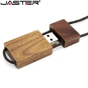 JASTER Siksniņa Koka USB Flash Drive sarkanā koka pendrive 4GB 16GB 32GB 64GB 128G bambusa Memory Stick logo gravēšana kāzu dāvanas