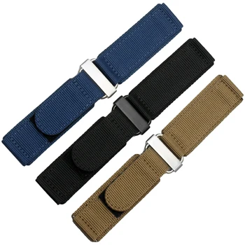 Jaunā stila sporta watchband S-eiko NĒ.5 vīriešu rokassprādze 22mm 24mm Velcro neilona pulksteņu siksniņas armygreen melns