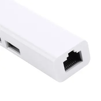 Karstā Jauns USB 3.1 C Tipa USB-C Vairāki 3 Porti Hub ar Ethernet Tīkla LAN Adapteri