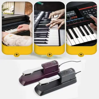Klavierēm Uzturēt Aizbīdnis Pedāli Elektriskās Klavieres Elektroniskās Klavieres MIDI Keyboard Instruments, Sintezators, Ērģeles Piederumi SOLO SP-08