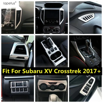 Lapetus Matēts Piederumi Subaru XV Crosstrek 2017 - 2020 ABS Lukturi Poga / Vidējā Gaisa Kontaktligzdas, Ventilācijas Vāciņu Komplekts Apdare