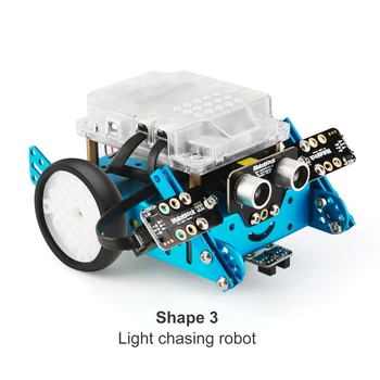 Makeblock Interaktīvus Gaismas & Skaņas Robots add-on Pack Paredzētas mBot, 3-in-1 Robots Add-on Pack, 3+ Formas