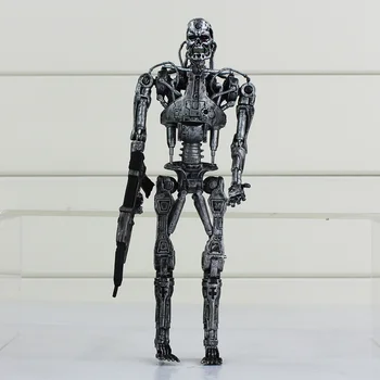 Mazumtirdzniecības 1 gab., 7.1 collu 18 cm Terminator Endoskeleton PVC Rīcības Attēls Modelis Rotaļlietas Bezmaksas Piegāde