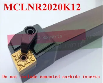 MCLNR2020K12 CNC virpošanas instrumentu turētāja,maināmas, pārvietojamas starplikas virpu toolsl, MCLNR/L Ārējās Virpu Griešanas Instruments CNMG120404/08 Ieliktņiem