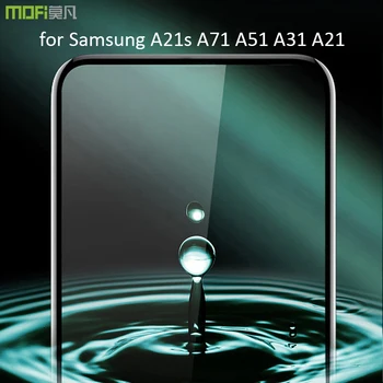 MOFi Rūdīta Stikla Samsung Galaxy A21s A71 A51 A31 aizsargplēvi 21 s Augstas Izšķirtspējas Nepārtrauktu Malām Anti pirkstu Nospiedumu