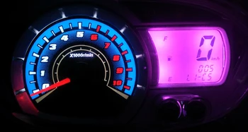 Motociklu LCD Digitālais Spidometrs, Odometrs, 6 Krāsas, fona Apgaismojums Motociklu Odometra Tērps GY6 Yamaha Honda Ātruma Sensoru