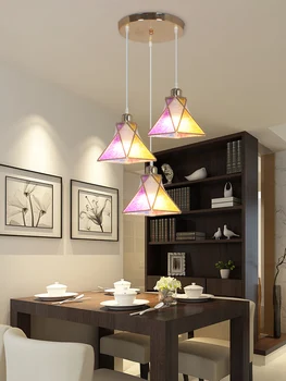 Mūsdienu Ēdamistaba Krāsas Lustra LED Personības Radošo Guļamistaba Gaitenis Bārs Dzelzs Lustra Materiāls