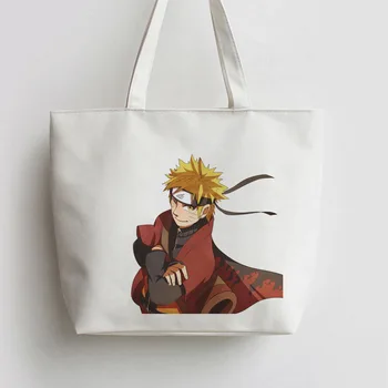 NARUTO. Naruto Uzumaki .Anime, soma, Iepirkšanās Somā Auduma maisiņu Karikatūra Tote soma AN026