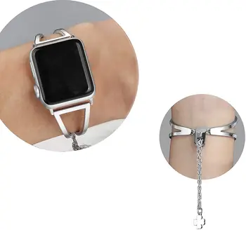 Nerūsējošā tērauda Siksniņa Apple skatīties 6 joslas 38mm 42mm iwatch 5 4 3 joslu 44mm 40mm metāla pulksteņu siksniņas rokassprādze Pulksteņu Piederumi