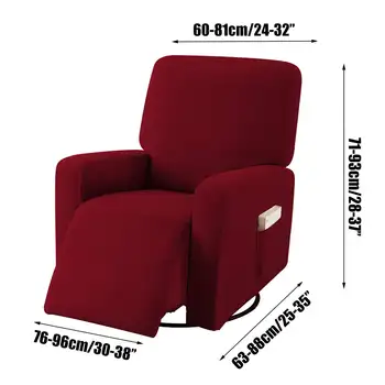 Neslīdoša Recliner Krēslam Segtu Stiept Dīvāns Attiecas Noņemams, Mazgājams Elastīgs Sofa Cover Wingback Krēslā Dīvāns Krēslu Pārvalki