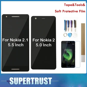 Nokia 2.1 2 (2018. gadā), TA-1080 TA-1084 TA-1092 TA-1093 Nokia 2 TA-1029 TA-1007 LCD+Touch Screen Digitizer ar kit