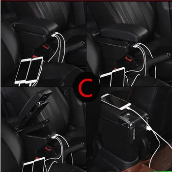 Par Kia Picanto Elkoņbalsti Lodziņā Picanto3X-Line Universālais Auto, Centrālais roku Balsts, Uzglabāšanas Kaste kausa turētājs pelnu trauku modifikācijas piederumi