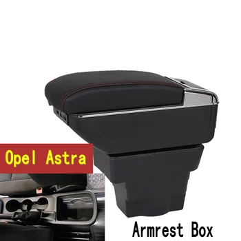 Par Opel Astra gtc Elkoņbalsti lodziņā centrālās noliktavas saturu Astra elkoņbalsti kaste ar kausa turētājs pelnu trauku ar USB interfeisu, 2012