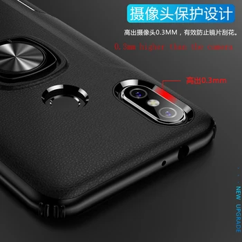Par Xiaomi Mi A2 Lite A3 CC9E Mīksta Silikona Ādas Gadījumā Redmi Piezīme 5 6 7 8 Pro Automašīnas Turētājs Magnēts, Matēts Grūti GAB Aizmugurējo Vāciņu