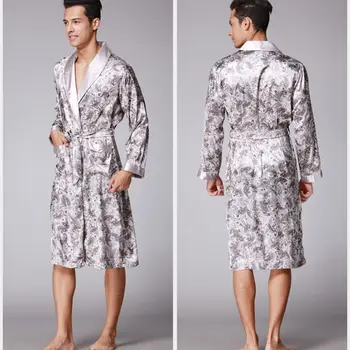 Pidžamas vīriešu jaunu modes pidžamu vasaras drukāšanas sexy badjas mannen garām piedurknēm mājas drēbes vakara apģērbs, pidžamas puse