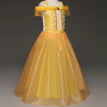 Princese Kleita Meitene Drēbes Iedomātā Lomu-spēlēt Dzimšanas dienā Noslēpt Kostīmu Bērnu Apģērbu Meitene 10T Iedomātā Bērnu Puses Vestidos