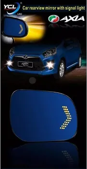 Qirun atpakaļskata zilā spoguļi ar led pagrieziena signālam, bultiņas un elektriskā apkure Toyota ALPHARD 2008-,Alza