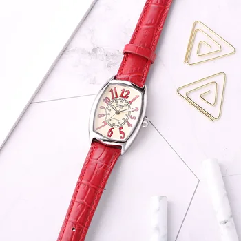 Relogio masculinoCasio montre petite montre rouge ceinture kvarca petite montre carrée LTP-1208E-9B2