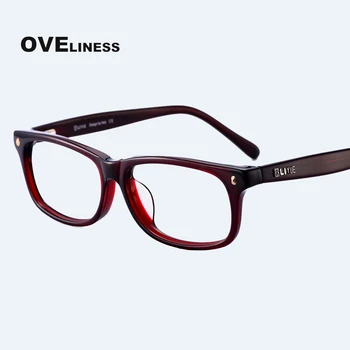 Retro Kārtu sieviešu acu brilles rāmis sievietēm Optisko Acetāta rāmji, brilles Tuvredzība Recepšu Datoru, brilles, briļļu 2020
