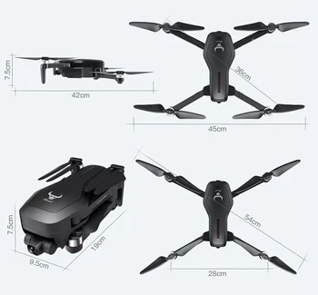 SG906 Pro RC Dūkoņa 4K Profesional 5G GPS Quadcopter 50X Tālummaiņa FPV Drones Ar Kameru, HD Optisko Plūsmu 2-ass Gimba Brushless Dron