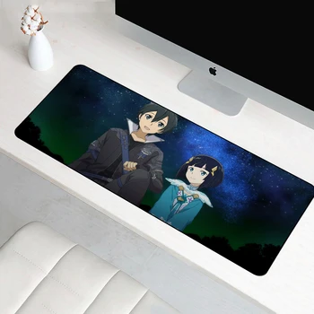 SIANCS 70x30cm Anti-slip Zobens Mākslas Online Peles paliktņa Anime XL Lielu padmouse Ātruma PC galda padmouse piederumi Gumijas paklājiņš