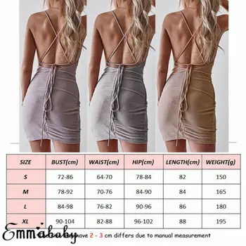 Sieviešu Sequined Bodycon Spīguļi, Seksīga Mini Kleita Pārsēju Bez Piedurknēm Vakara Puse Clubwear