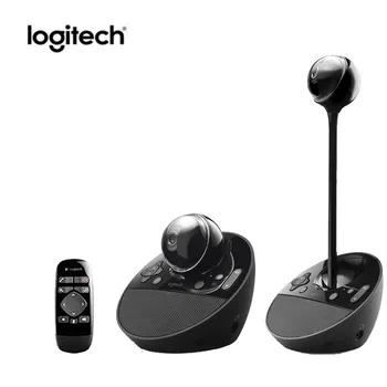 Sākotnējā Logitech BCC950 Konferences Cam Full HD 1080P Video Kamera ar iebūvētu Skaļruni Mājas biroji