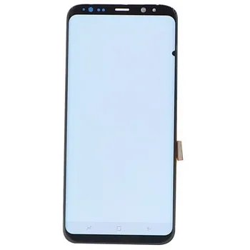 Sākotnējā Super AMOLED S8 Plus Displejs Samsung Galaxy S8+ G955 G955FD G955F Ar rāmi LCD skārienekrānu, Digitizer Dead pikseļi
