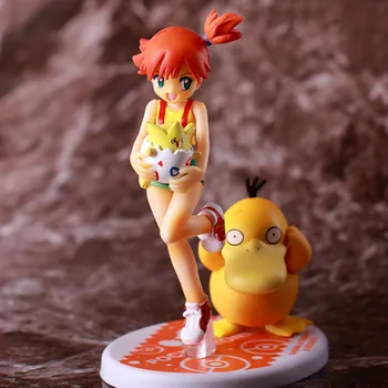 Takara Japānas Anime Kasumi Koduck Togepy Rīcības Attēls Modeli, Mājas Apdare, Rotaļlietas, Meitene Statuja Bērniem Dāvanas
