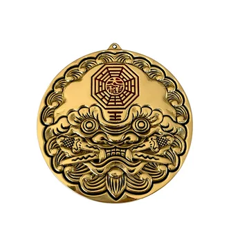 Tiger Vadītājs Fengshui Bagua Spogulis Feng Shui Spogulis Zhaocai Rotājumi Home Decoration Accessories