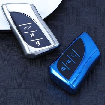 TPU atslēgu turētājs vāks lexus es350 rx350 UX250 UX260 Es200 Rx300 Es300h Ct200h 2019 2020 taustiņu gadījumā tālvadības auto atslēga vāciņu