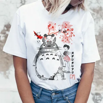 Tritons-Krekls Sievietēm Japāņu Ulzzang Drēbes, T-Krekls Top Tee Krekli Ulzzang Totoro Dedzīgs Prom t Krekls Sieviešu Streetwear Karikatūra
