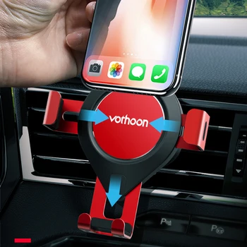 Vothoon Gravitācijas Auto Telefona Turētājs Priekš iPhone 11 Xs Samsung S20 Xiaomi Auto Gaisa Vent Mount Mobilā Tālruņa Turētājs Stāvēt