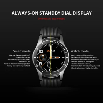 Zsx Gt106 Karstā Čempions Smartwatch Ar Apaļu Smart Skatīties Sporta Sirds Ritma Mehāniskās Apakšā Gaidīšanas Smart Dial Skatīties