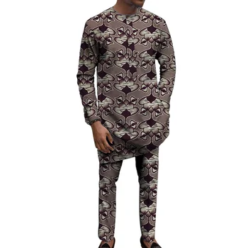 Āfrikas drukāt vīriešu tērpiem senators stila kostīmi vīriešu dashiki apģērbi custom kāzu puse, apģērbu vīrietis
