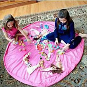 1.5 M Kids Play Mat Rotaļlietu Uzglabāšanas Maisi lielgabarīta Talkas Organizators Spēlēt Mat Izturīgs rotaļlietu Uzglabāšanas Maisiņš Āra Celtniecības Bloki#xcv