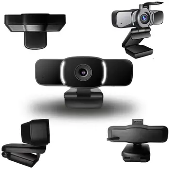1080P HD Webcam Web Kameras USB PC Kamera, Iebūvēts Mikrofons Webcam Segtu Spēļu Dators, Kamera Platekrāna Video Tiešraidi