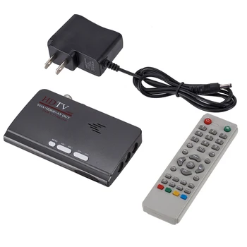 1gb, HDMI DVB-T/DVB-T2 TV Uztvērējs Uztvērējs DVB T/T2 TV Kastē VGA AV CVBS 1080P Digitālo HD Satelīta Uztvērējs LCD/CRT Monitori