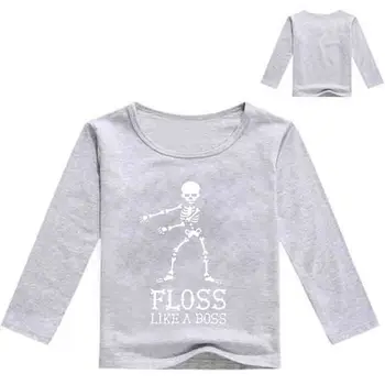 2-16Year Karstā Spēles Diegs Kā Boss Tee Krekli Bērniem Krekls Pusaugu Meitene Drēbes Roupas Infantis Zēnu T-krekls ar garām Piedurknēm