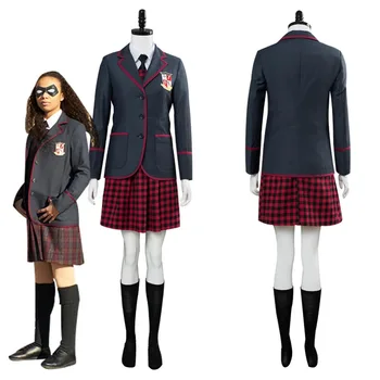 2019 TV Umbrella Academy Cosplay Kostīmu Skolas Vienādu Kleitu Pieaugušām Sievietēm, Meitenēm Halloween Karnevāls Cosplay Kostīmi