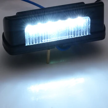 2gab 12-24V Ūdensdrošs LED Licences Numura zīmes Apgaismojuma Lampas Kravas automašīnu Piekabes Ute Laivu Karavānu Daļas