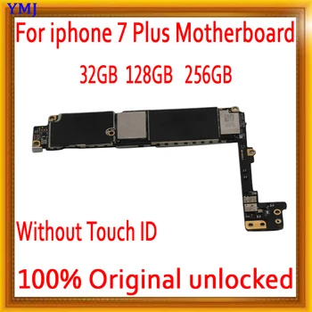 32GB 128GB 256 GB iphone 7 Plus Māte valdes atbloķēt,Oriģināls iphone 7Plus Mātesplati ar Touch ID / Bez Touch ID