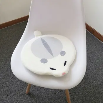 38cm Unikālo Japāna Balts Kāmis Plīša Krēsla Spilvenu Mīksta Karikatūra Dzīvniekiem Kāmis Sūklis Krēsla Sēdekļa Spilvens Mājas Dekors Bērniem Dāvanu