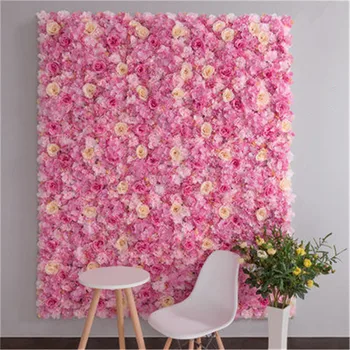 4gab/1 daudz ziedu sienas panelis zīda rožu mākslīgie ziedi kāzu ziedu rotājumu ziedu sienas kāzu fons apdare