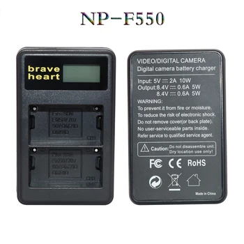 4gab NP-F550 NP F550 NP-F570 Kameru Baterijas+LCD USB Lādētājs Sony NP-F330 NP-F530 NP-F570 NP-F730 NP-F750 CCD-TRV81 CCD-RV100