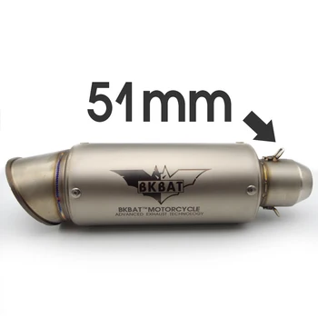 51mm/61mm Lāzera iegravēts moto izplūdes modificētu projektoru aizbēgt muffler caurule, cbr125 leovince m109r nmax 125 mivv